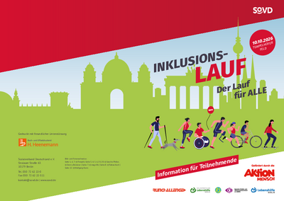 Titelbild des Programmhefts zum Inklusionslauf 2026