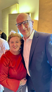 Michaela Engelmeier mit Brandenburgs Ministerpräsidenten Dietmar Woidke